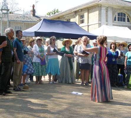South Down Folk Singers performing at the show